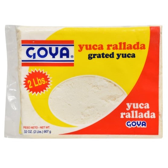 Example frozen grated cassava pack